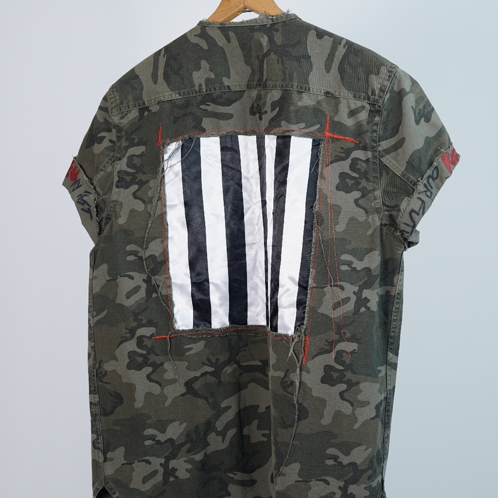 Custom Camo Button up - Picture 2 of 8